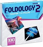 FOLDOLOGY 2 - マスター・ザ・フォールド(拡張パック).トゥイーン、ティーン、大人向けのパズルゲーム.100枚の折り紙頭の体操。対象年齢10歳以上。