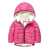 コート ジャケット キッズ 裏起毛 フード付き 子供用 2歳-8歳 綿服 厚手 防寒 保温 ボーイズ ガールズ アウター hibote