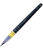 Pentel Fude Pen Pinceau Rechargeable Encre Noire à Pigments