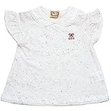 2017年 夏物 UZULAND ウズランド カラーネップ レース衿 半袖Ｔシャツ アイボリー◇80cm