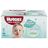 Huggies One and Done Refreshing Baby Wipes Refill, Cucumber and Green Tea, 648 Count (Packaging may 