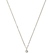 ete エテ レイヤー K10 ホワイトゴールド 1粒 ダイヤモンド ネックレス K10WG レイヤー ダイヤモンド ネックレス（761732） ｜ women