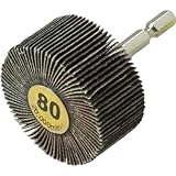 ヤナセ インパクト用 軸付フラップホイール 【6.35mm軸】 φ50×25×6.35 A#80 HUFN505