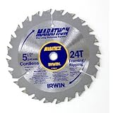 IRWIN Tools MARATHON Carbide Cordless Circular Saw Blade, 5 1/2-Inch, 18T Carded (14011) [並行輸入品]