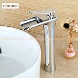 WANFANラグジュアリーシングルハンドル洗面台蛇口_chrome