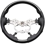 RAMBO ステアリング アルファード30系 ヴェルファイア30系 ハンドル ランドクルーザープラド 150系 後期 ガングリップ カーボン調 純正交換