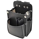 マルキン印 内ポケット付 レザー腰袋 黒 ※取寄品 B2-KURO