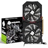 MOUGOL AMD Radeon RX6600Mビデオカード 8G GDDR6 128ビット PC ゲーム用グラフィックカード HDMI & 3*Display Port PCI Express x 4/8 2.0/4.0 デュアル冷却ファングラフィックボード