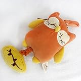 miYim ミュージカルプルトーイ ふくろう　オレンジ