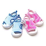 LAZA 可愛い ベビー 女の子 男の子 サンダル つま先 保護 きれいめ 子供 各サイズ 夏 水泳 海 女児 男児 (内寸13cm, ブルー)