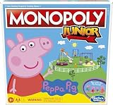 Monopoly Junior モノポリー ジュニア ペッパ ピッグ エディション ボードゲーム 2～4 人用 子供用屋内ゲーム ペッパ ピッグのおもちゃとゲーム 対象年齢 5 歳以上 (Amazon 限定) [並行輸入品]