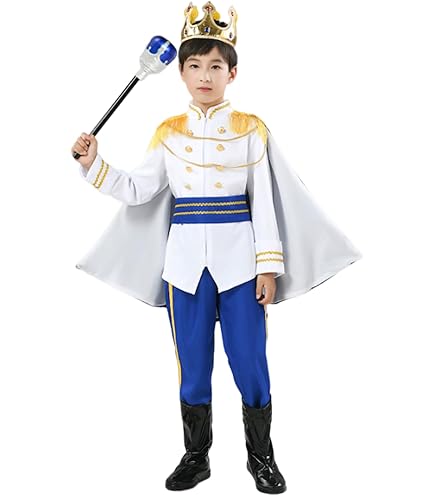 残り1着 コスプレ 子供用 王子様スタイル Amazon.co.jp: Augwindy プリンス 王子様変身 キングスーツ 子供