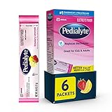 Pedialyte Large Powder Packs, Strawberry Lemonade, .6 oz, 6 Count by Pedialyte