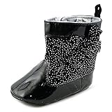 Laura Ashley Infant Boots ベビー 米国 3 ブラック カジュアルブーツ [並行輸入品]