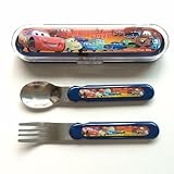 【ディズニー】おでかけランチセット★カーズ（スプーン、フォーク、ケース）３点セット★