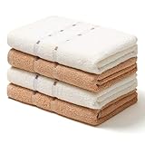 タオル 竹繊維 フェイスタオル 抗菌 防臭 タオル 柔らか肌触り 瞬間吸水 速乾 フェイスタオル 天然竹繊維４枚 （34x75cm)