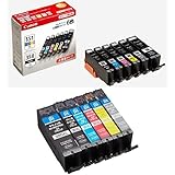 Canon インク カートリッジ 純正 BCI-351XL(BK/C/M/Y/GY)+BCI-350XL 6色マルチパック 大容量タイプ BCI-351XL+350XL/6MP + リサイクルインクカートリッジ6色セット