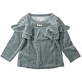 《春秋冬対応》SCHNEE(スネー) ベロアロンT 120cm/杢グレー NO.F-661165