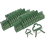 RaiFu ガーデニングクリップ 20PCS プラスチック 園芸クリップ 葡萄定着 農業 温室用品 カラフル