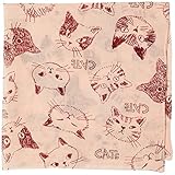 [ノアファミリー] ハンカチ ﾊﾝｶﾁｰﾌ 1丁目のねこ レディース