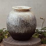 炭天 信楽焼 白窯変大壺