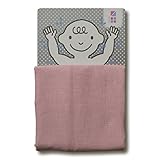 めんぷます田 赤ちゃんのガーゼバスタオル あさがお色 70×110cm 綿100% 日本製