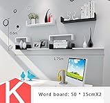 ALUP- リビングルームの背景壁、壁のキャビネット本棚、パーティション壁紙の壁、ベッドルームのベッドルーム装飾の棚、ウォールシェルフ ( 三 : K k )