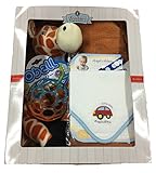 パパジーノ ズービーペッツ きりん 出産 お祝い セット ビブ クルマ オーボール オレンジ (AM_ZPG111-9)