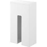 山崎実業(Yamazaki) マグネット 使い捨て手袋 ホルダー ホワイト W13.6×D8.1×H24.5cm タワー tower 浮かせる収納 収納ケース 1379