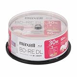 マクセル 録画用ブルーレイディスク BD-RE DL 30枚入り maxell [30枚 /50GB /インクジェットプリンター対応] BEV50WPH.30SP