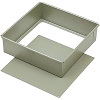 富士ホーロー ベイクウェア フッ素 角型 デコレーション 底取型 12cm 57299