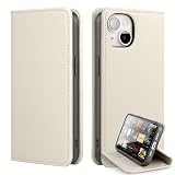 ZENIX DESIGN TECH iPhone11 用 ケース 手帳型 カード収納 マルチポケット マグネット付き 磁石 PUレザー ZX-latte (アイボリー)