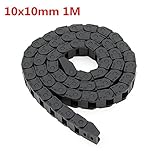 10 X 10Mm Plastic Cable Drag Chain Wire Carrier Length 1000Mm (Usa)