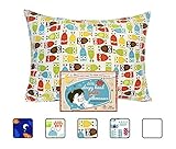 Little Sleepy Head Youth Pillowcase - 16 X 22 - 100% Cotton - Made in USA (Owls) [並行輸入品]