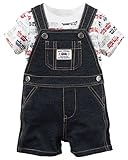 カーターズ Carter's 正規品,半袖Tシャツ,オーバーオール,セット☆消防車☆ 6M（65-70cm)