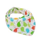 GOGO Cotton Bandana Bib For Toddler, Baby Snap Bib, One Piece-Bird