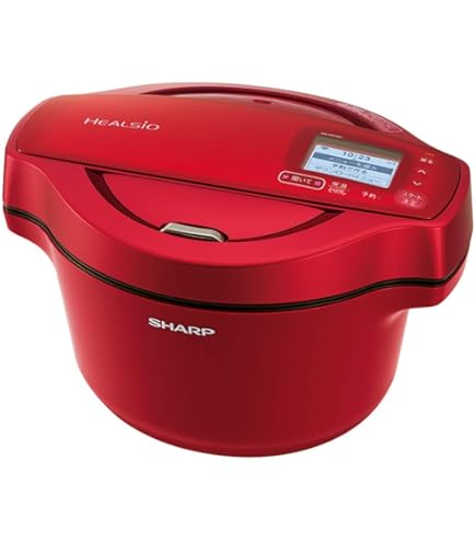 シャープ　ヘルシオ　ホットクックKN-HT99A-R Amazon | シャープ 自動調理 鍋 ヘルシオ ホットクック 1.6L 無水鍋