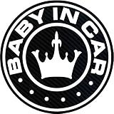 BABY IN CARマグネット（ホワイト）