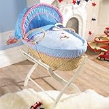 Izziwotnot Humphrey's Corner Little Red Car Maize Moses Basket by Izziwotnot