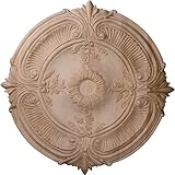 Ekena Millwork CMW16ACCH 16-Inch OD x 1 1/8-Inch P Carved Acanthus Leaf Ceiling Medallion, Cherry by