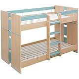 二段ベッド vibo（ヴィーボ） JIS・SG規格適合設計 エコ塗装 耐震仕様 (ブルー)