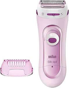 ブラウン レディースシェーバー シルク・エピル ボディ用 角質ケア付 水洗い/お風呂利用可 ピンク LS5160R1