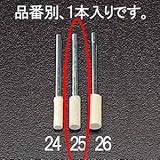 エスコ ３mm軸付フェルトバフ EA819EB-25