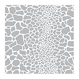 York Wallcoverings Friends Forever JE3679 Giraffe Skin Pre-pasted Wallpaper, Silver [並行輸入品]