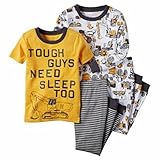 Carter's Carters Little Boys 4-Piece Snug Fit Cotton PJs Tough Guy's (18 month) [並行輸入品]