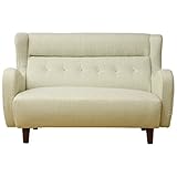 アビライト 大川家具 ハイバック 2人掛け ファブリックソファ グリーン SKT-0013