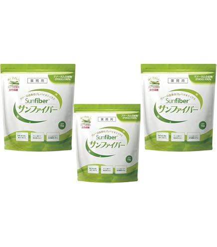Amazon.co.jp: タイヨーラボ サンファイバー 1kg×3袋セット グアー豆