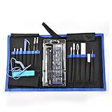Firlar 80in1修理ツール 精密ドライバーセット こじ開けバー 磁気スクリュードライバー 携帯電話 スマホ ツール メンテナンスツール 収納袋付き 時計・メガネやモバイル機器修理用