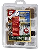 Shepherd Hdwe Prod 9046 180-piece Felt Gardパッド/ストリップキット ツイン クリア 9046 180