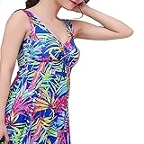 ハワイアン スイムウェア おしゃれ マタニティ 水着 ワンピース 妊婦 ふくよか Awesome！！オリジナルエコバッグセット 2018 [Awesome!!]